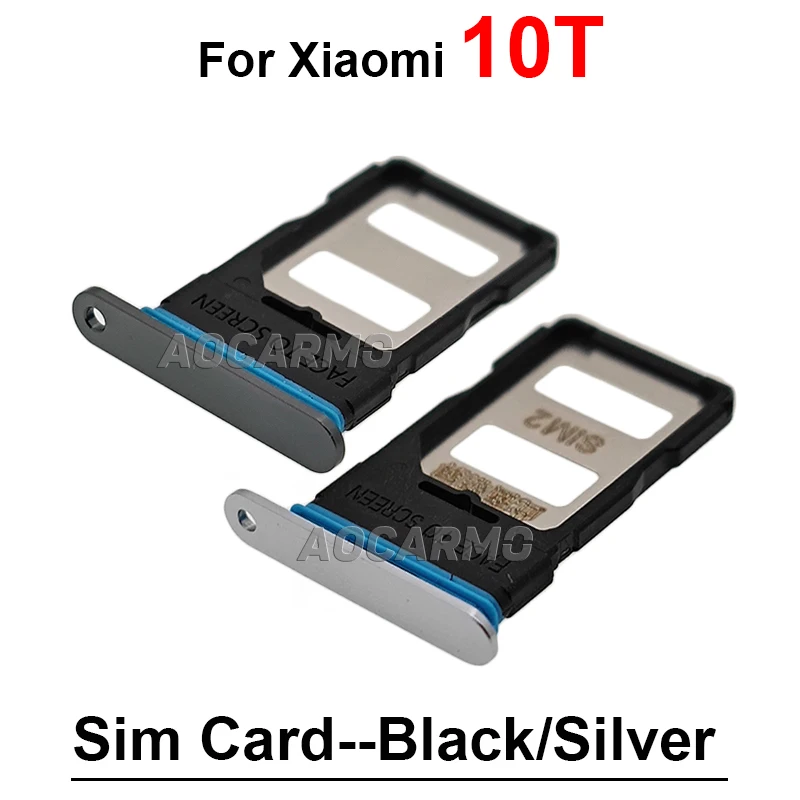 Sim Card For Xiaomi 10T 10Pro Mi 10 Pro Sim Tray Holder Socket Slot Repair Replacement Parts