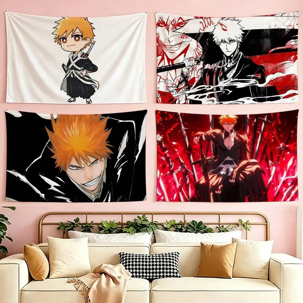 

Anime I-Ichigo K-Kurosaki flag Suitable For Party Club Outdoor Interior Wall Decoration Banner Fans Gift