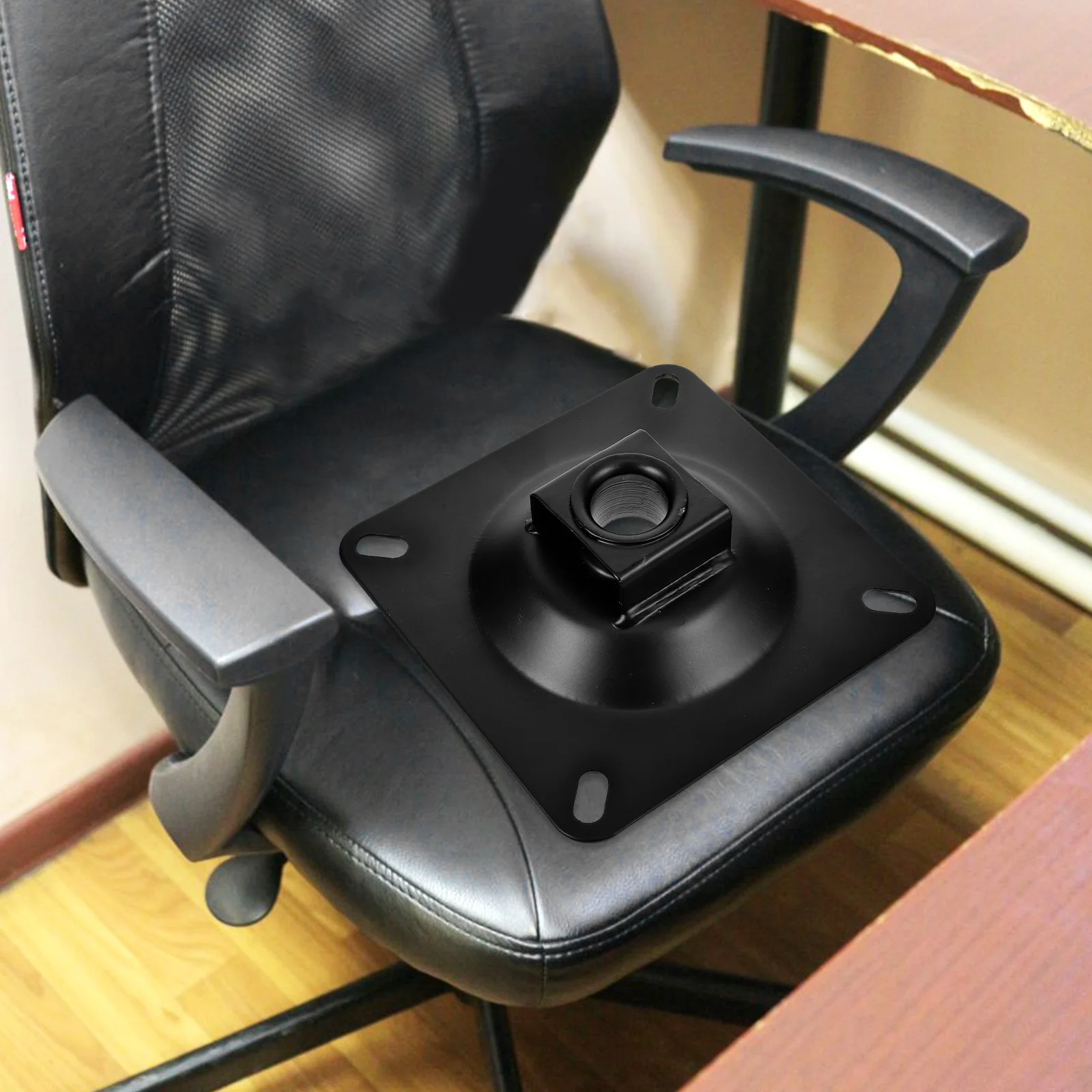 

Salon Chair Repair Part Heavy Duty Barber Chair Connecting Chassis Durable Iron Material Replacement Glider Replacement Parts