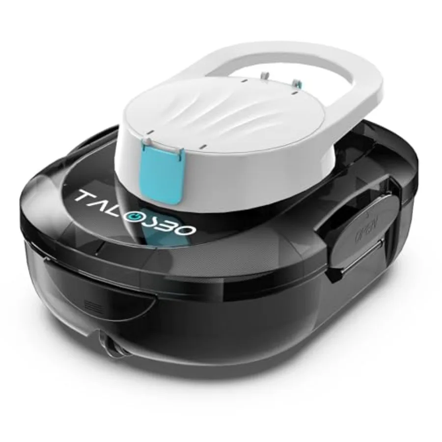 Above-ground pool vacuum S1 PRO robotic cleaner with dual-motor black-gray 2026 upgrade 120-min runtime quick charging 2.2L fil
