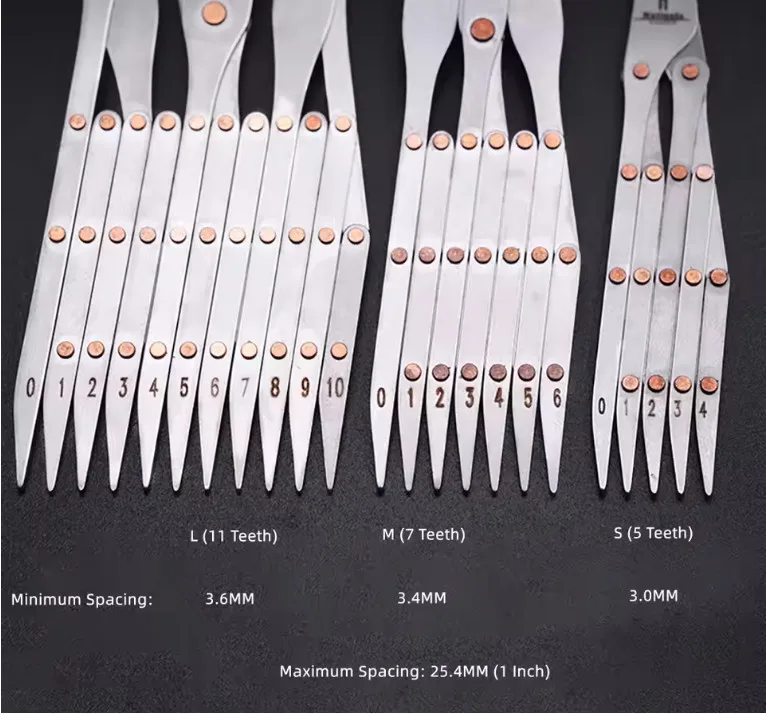 For Leather Craft Belt Quick Marking Equal Spacing Equidistant Separation Ruler Tool