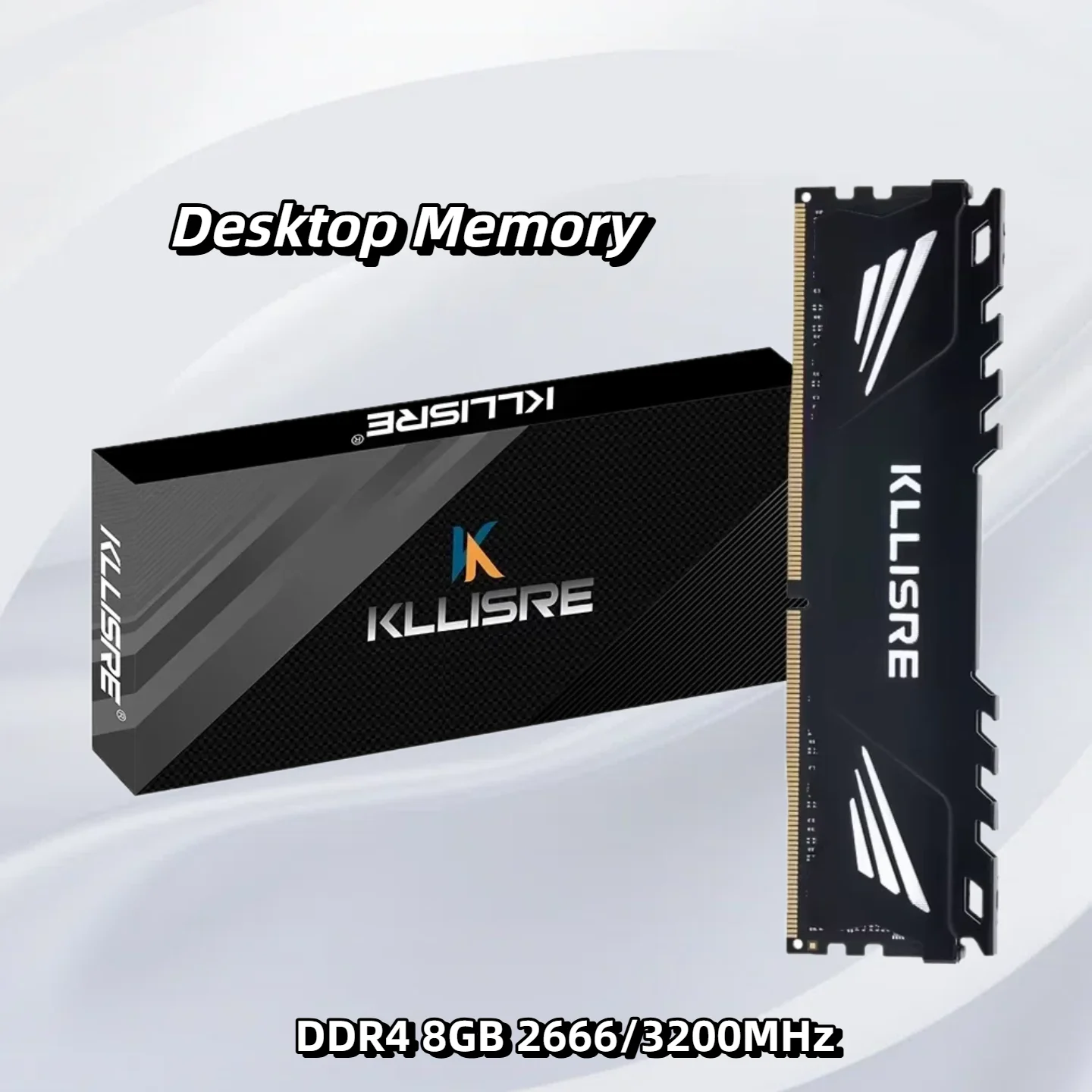 Kllisre Memory DDR4 8GB 2666MHz 8G 3200MHz Desktop RAM Dimm Memória Kompatibel Tinggi