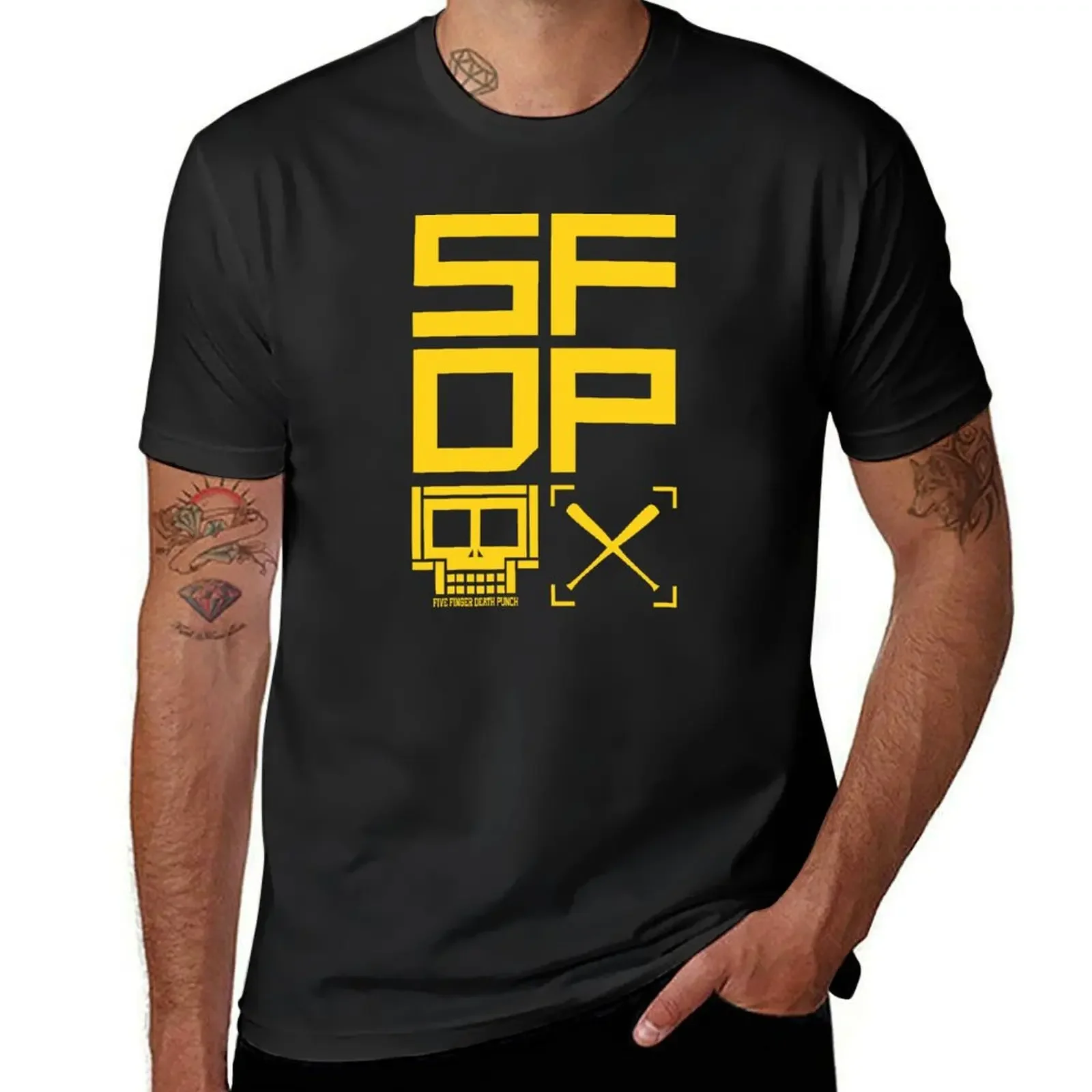 

Death Five FFDP Punch All 5FDP The Finger T-Shirt summer clothes Blouse sweat Men's clothing