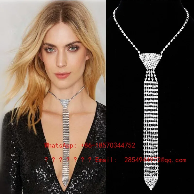 European and American Fringed Necklace, Long Personalized Exaggerated Decoration Factory Direct Sales