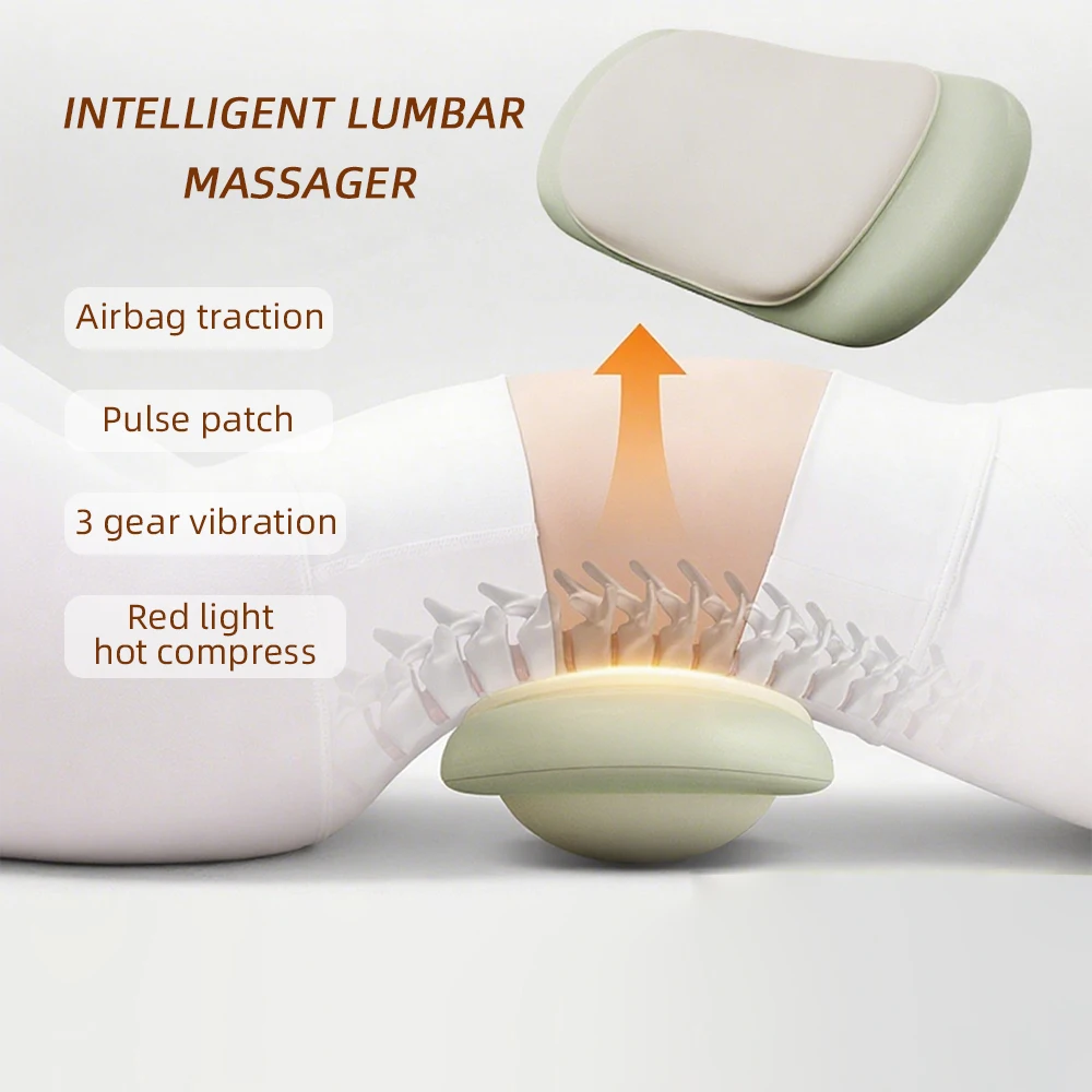 

Airbag Lumbar Traction Massager High-frequency Vibration Waist Massager Waist Spine Support Back masajeador with Microcurrent