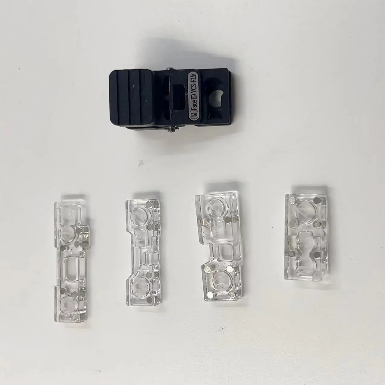YCS F15 Face ID Dot Matrix Repair Alignment Fixture And 4pcs Dot Matrix Infrared Camera Diamond Cover Protector