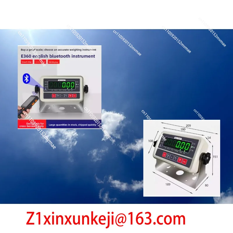 English Version Weighing Display Bluetooth Meter Dual Side Digital Scale Express Use