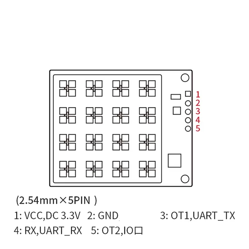 BNVN-24G Water Level Detection Sensor LD2413 Radar Module Liquid Detection Non-Contact Induction Switch 0.15-10M