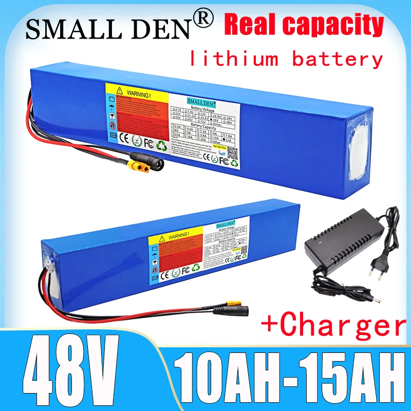 

New 48V 10Ah 12Ah 15Ah Lithium Battery Pack 54.6V Electric Scooter Bicycle Built in BMS Rechargeable Battery EU/USA Duty Free