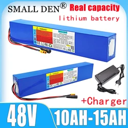 New 48V 10Ah 12Ah 15Ah Lithium Battery Pack 54.6V Electric Scooter Bicycle Built in BMS Rechargeable Battery EU/USA Duty Free