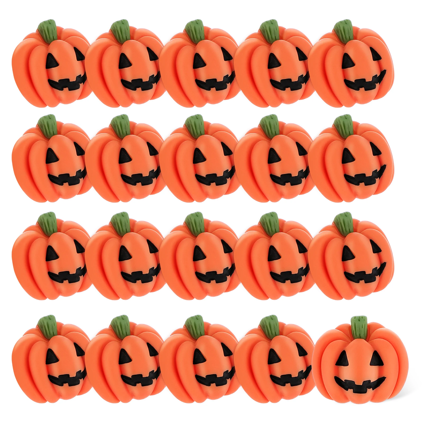 20 قطعة هالوين الراتنج اليقطين فلاتباك DIY الزينة سجل القصاصات الحلي ل جراب هاتف دبابيس الشعر الحرف ديكور #6