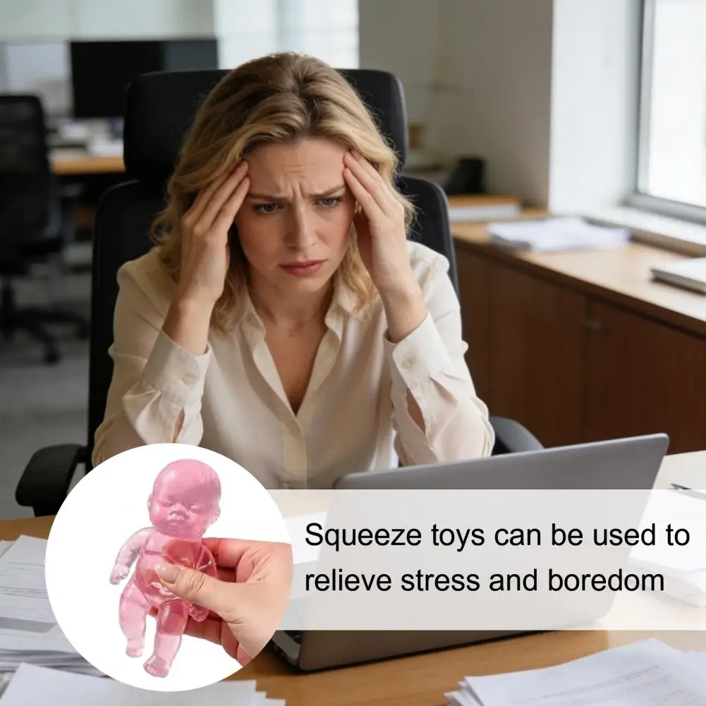 

Игрушка для снятия стресса для малышей: Прозрачный антистресс-мяч для детей, медленно расширяющийся, мягкий, эластичный мини-фиджет для снятия тревоги