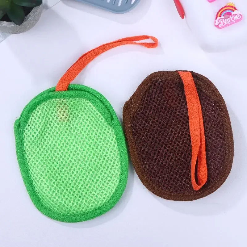 Kantong Sabun Jaring Perawatan Pribadi Dengan Tali Gantungan, Pembuat Busa Cepat Untuk Mandi & Perjalanan, Jaring Penggosok Bunga Mandi, Aksesoris Kamar Mandi