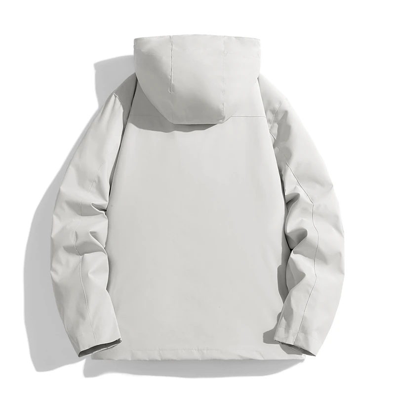 

2025 New Winter Thickened Fleece-Lined Cotton Jacket for Men, Fleece-Lined Windproof and Waterproof Fashion 3-in-1 Couple Jacket