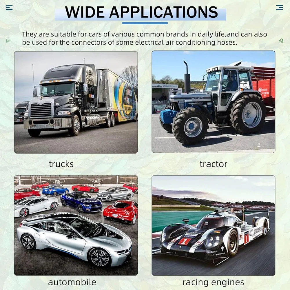 AT43-مجموعة ذو طيات قطع الاتصال الكهربائي (5 قطعة) السيارات لسيارة موصل قابس فاصل ومجموعة أدوات مشبك خرطوم #1