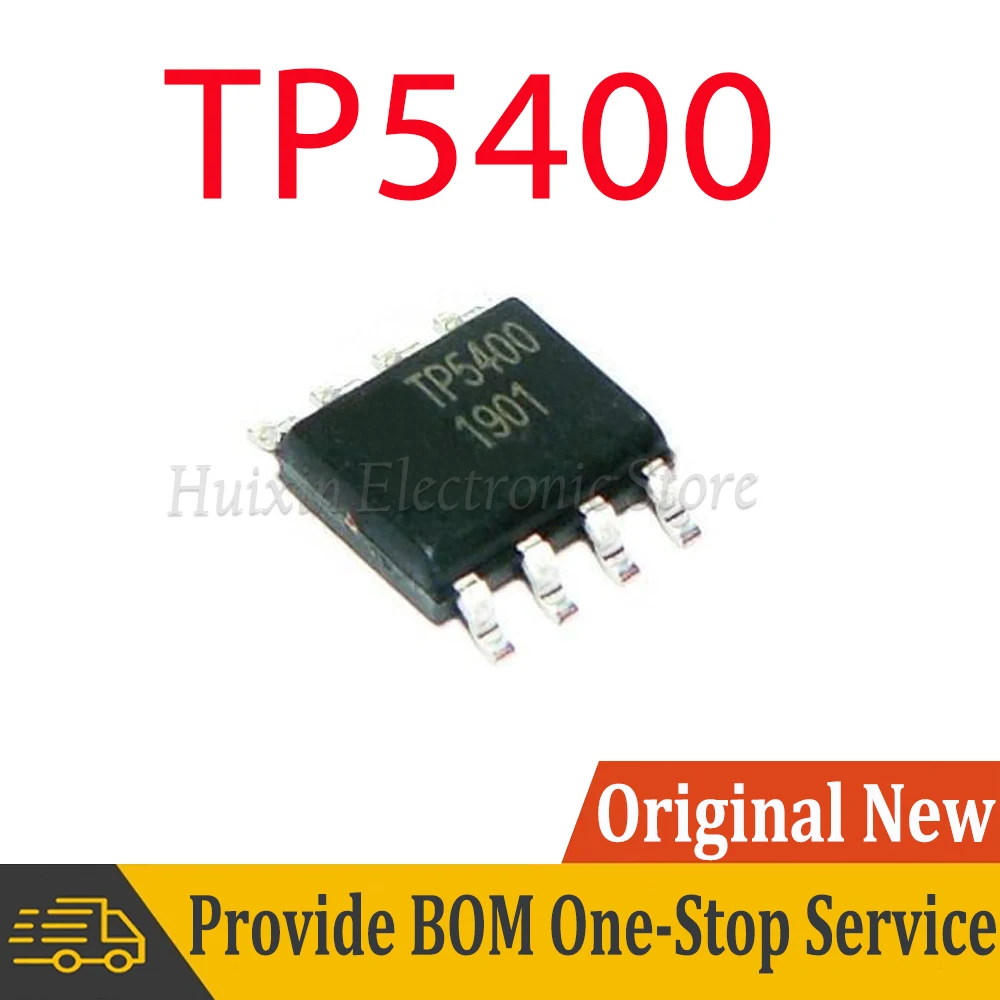 

2-10pcs TP5400 5400 SOIC-8 SOIC8 1A Lithium Battery Charging and 5V/1A Boost Step Up Control Chip New Original