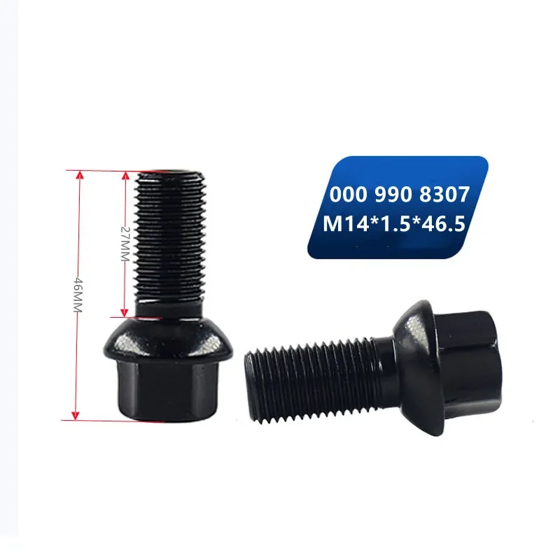 1pcs Wheel Lug Bolt  0009908307 For Mercedes C230 C250 C300 C63 CLK63 CLS500 CLS55 CLS550 CLS63 E280 E500 S600 W204 W163 W251