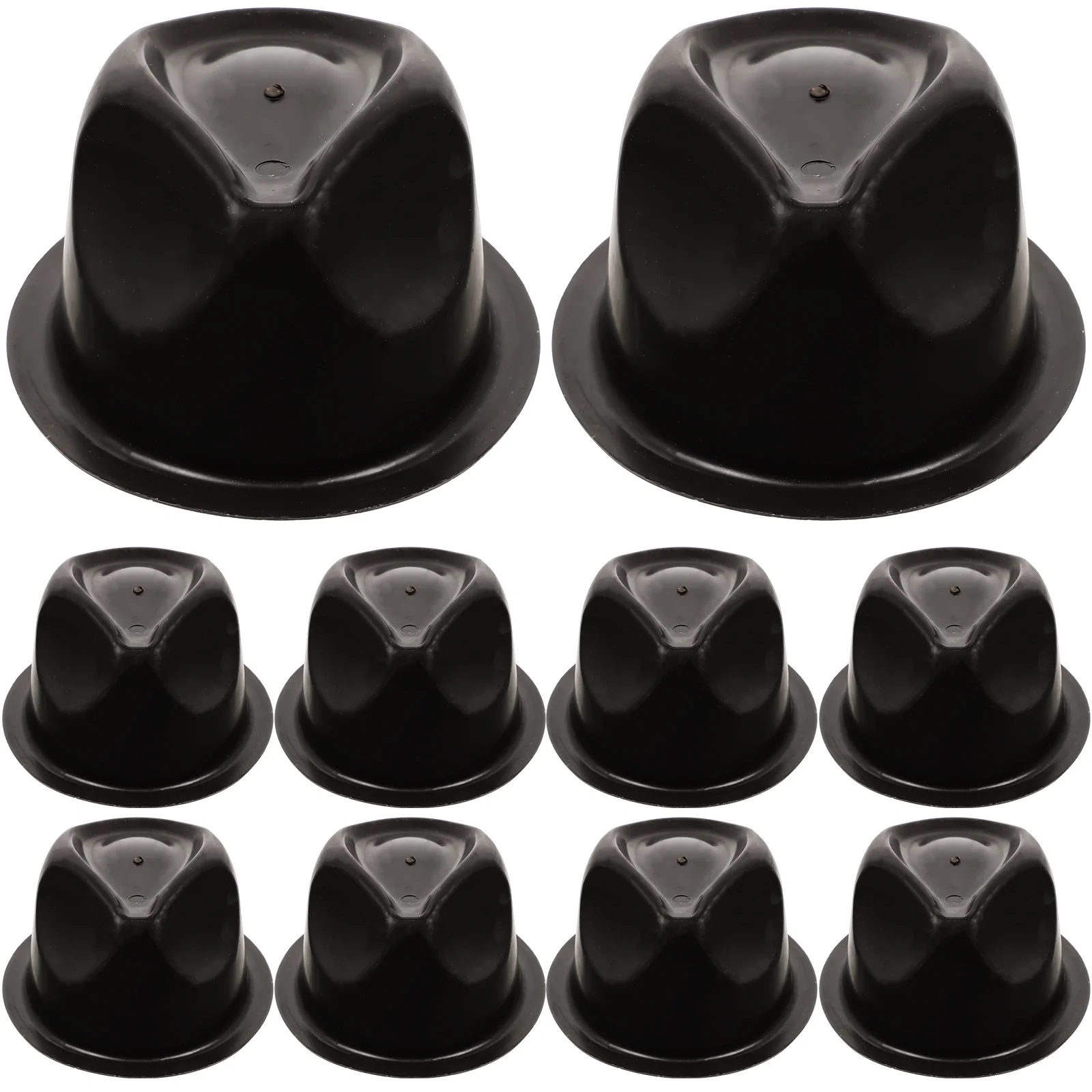 10 Pcs Hat Holder Storage Rack Cap Display Stand Fedora Holders Pvc Hats Travel Baseball