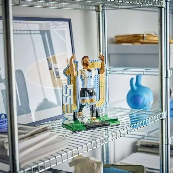 2026 Neues Lionel Messi Fußball-Legende-Blockmodell, Sammelbares Fußballstar-Bauset, Geburtstags- und Weihnachtsgeschenk für Fußballfans – Detail 3