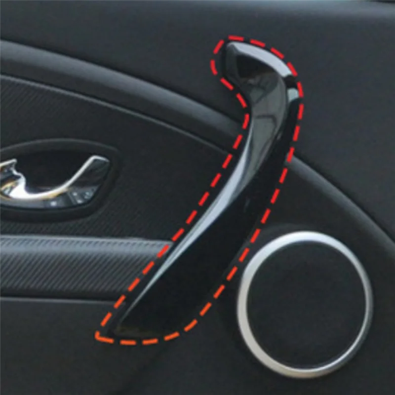 

Car Left Front Inner Door Handle Assembly 809540001R 809600007R For Renault Megane 3 2008-2016 Replacement Carbon Fiber Pattern-