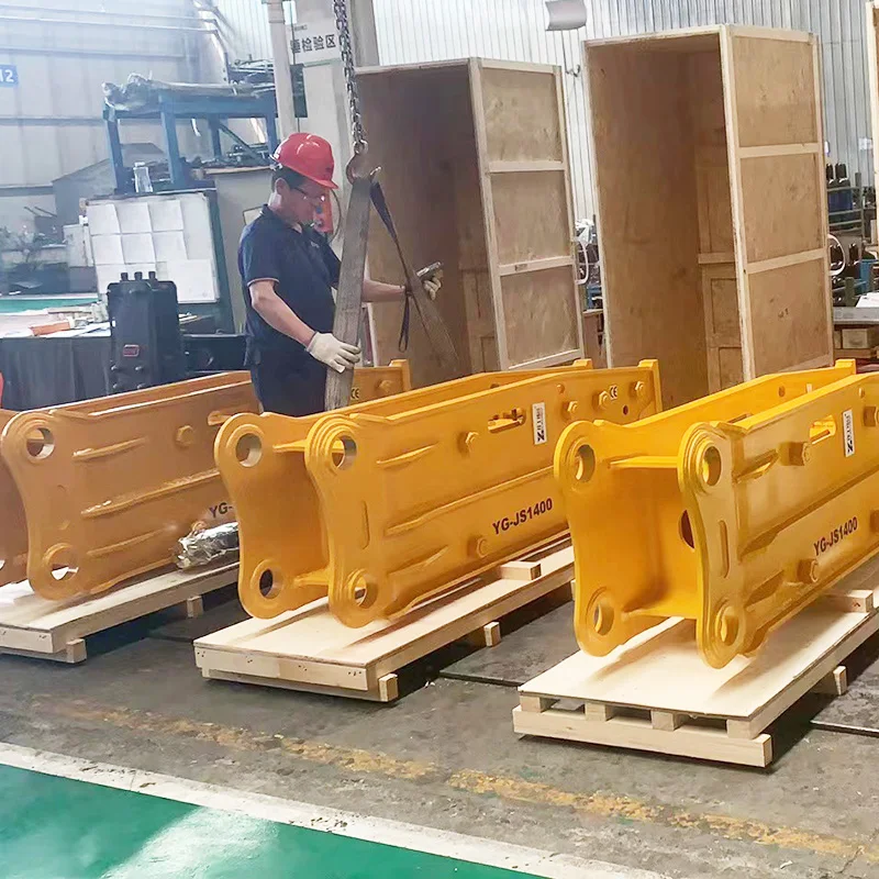 Customized Excavator Attachment Hydraulic Breaker Low Noise for Urban Municipal Construction & Demolition Work