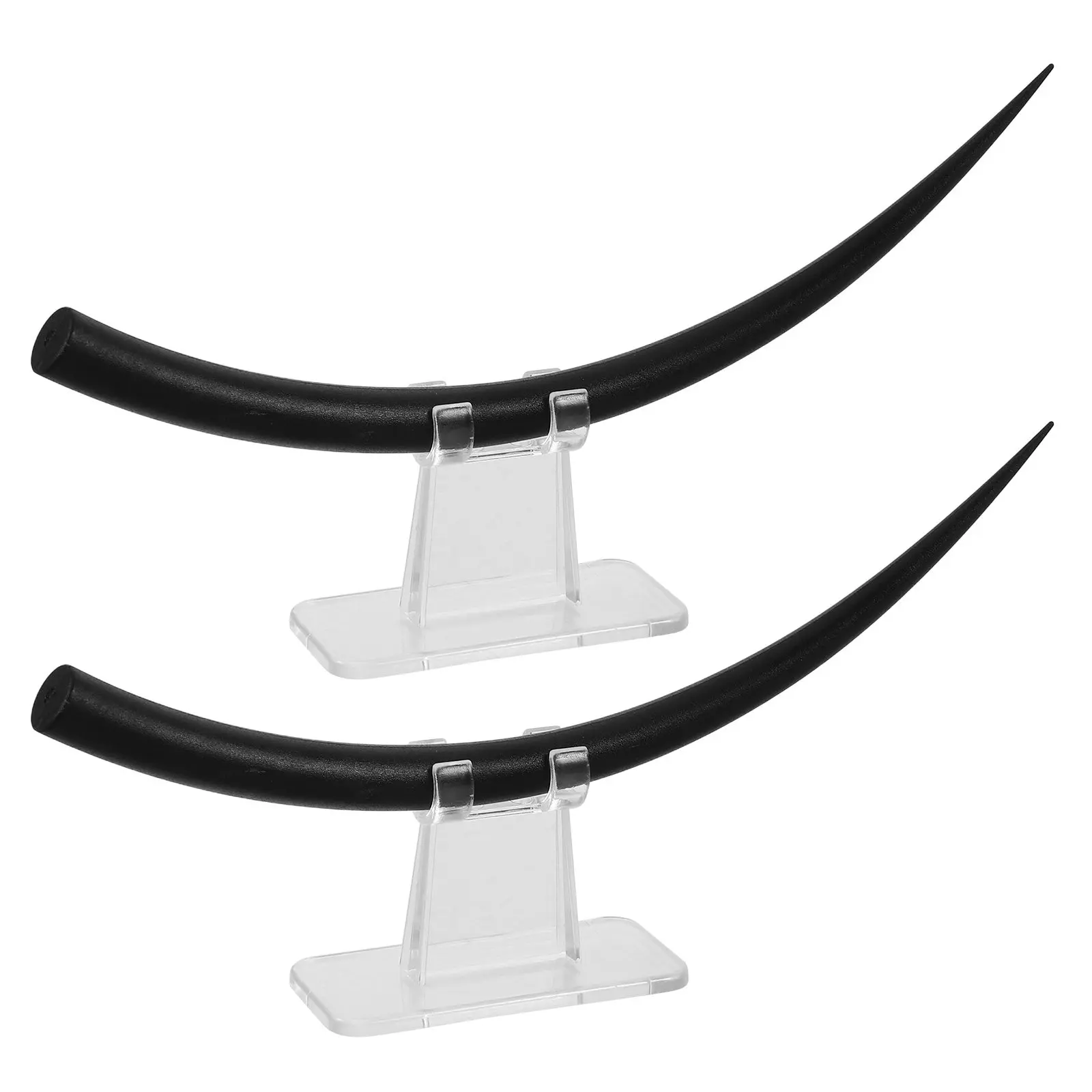 2Pcs False Eyelashes Teaching Tool Curl Realistic Eyelash Display Essential for Training Beauty Schools Salon Use