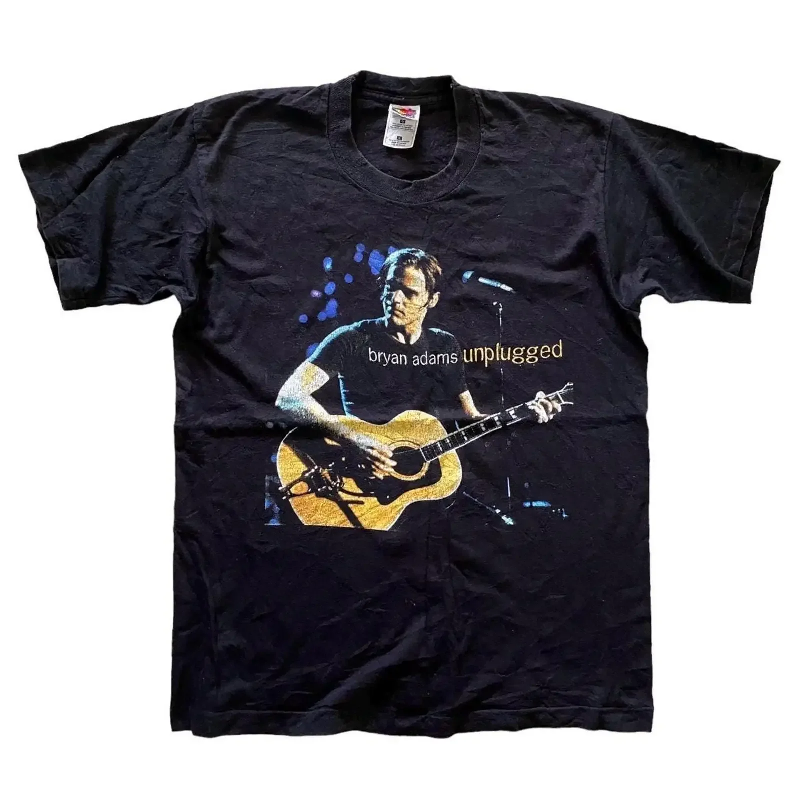 Vintage 1998 Bryan Adams Unplugged T Shirt Rare ConcerT DDP No Import Fees vintage Washed graphic Unisex Comfortable streetwear