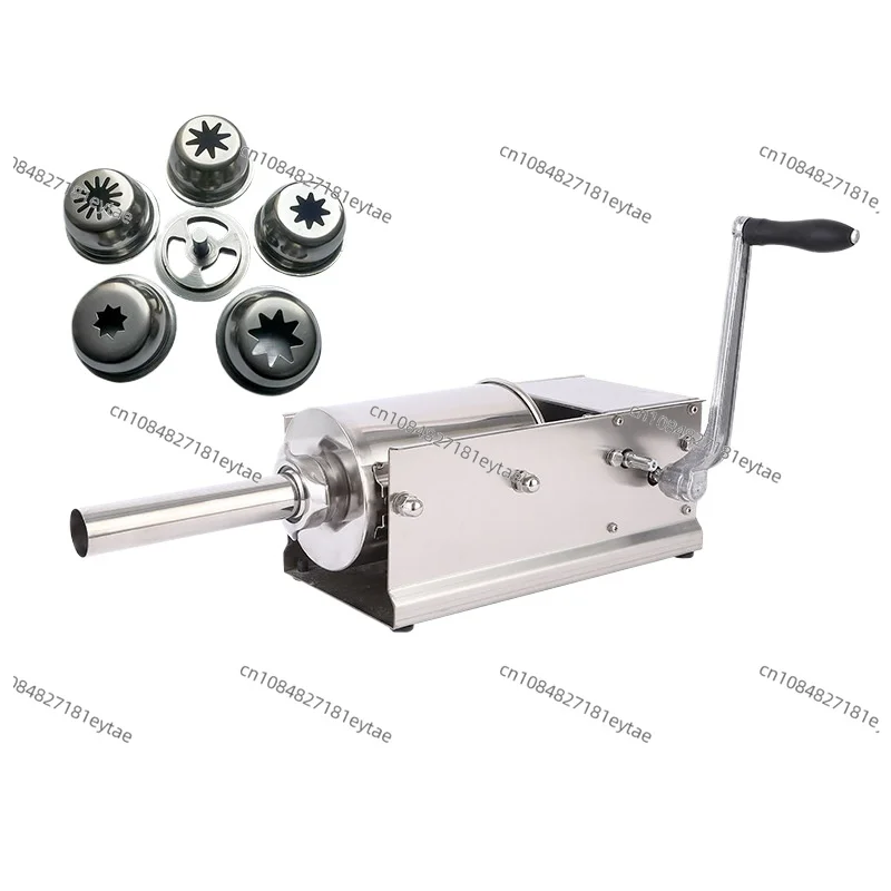 Stainless Steel Horizontal Dual Speed Sausage Stuffer Home Commercial Sausage Maker