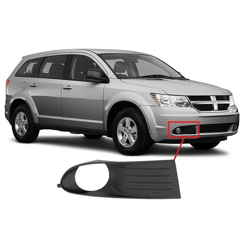 

Auto Left Right Side Front Bumper Fog Light Grille Grill Cover For Dodge Journey 2009 2010 2011 2012 05178284AB 05178285AB