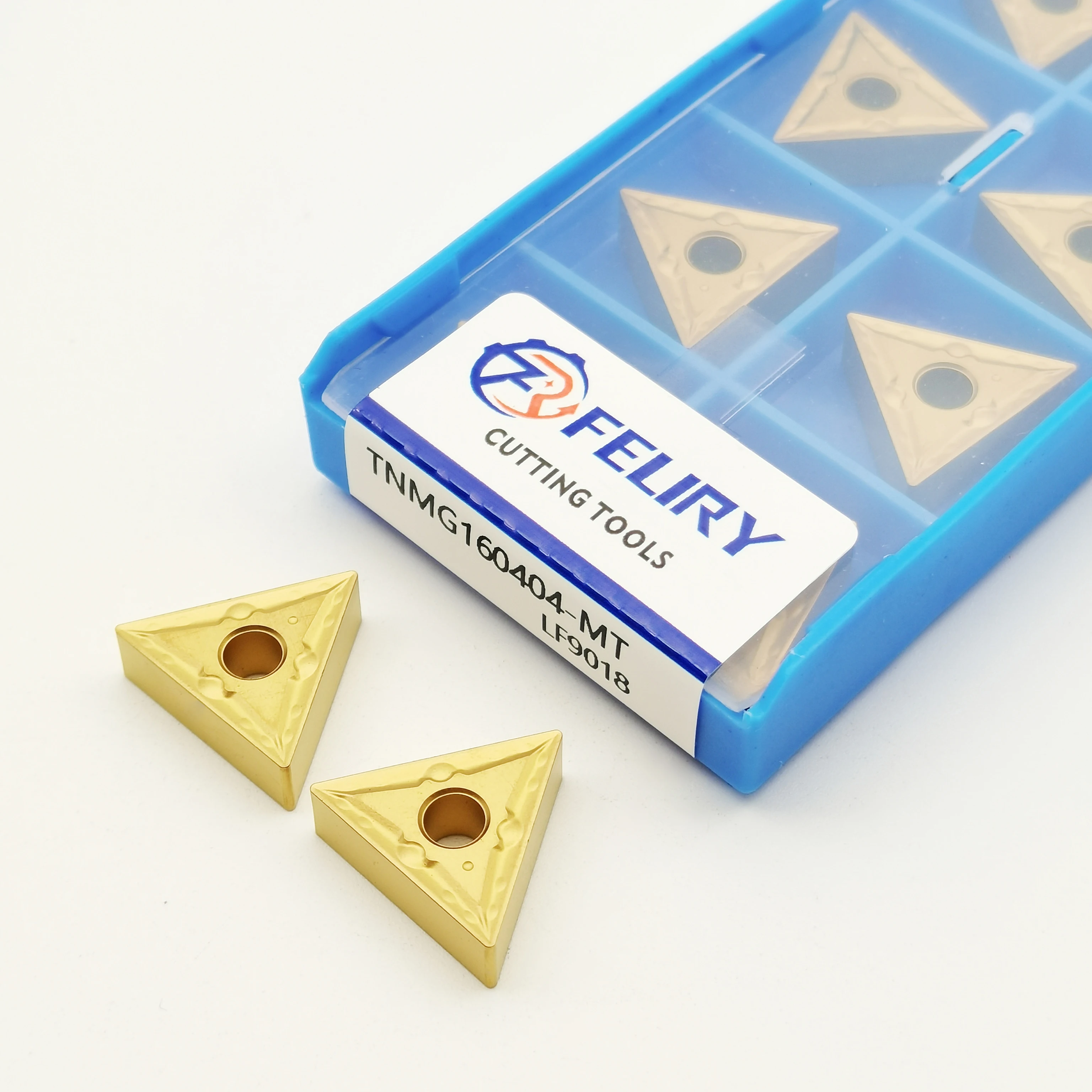 10PCS TNMG160404 TNMG160408-MT LF9018 high-quality cemented carbide tools are suitable for processing all-steel TNMG