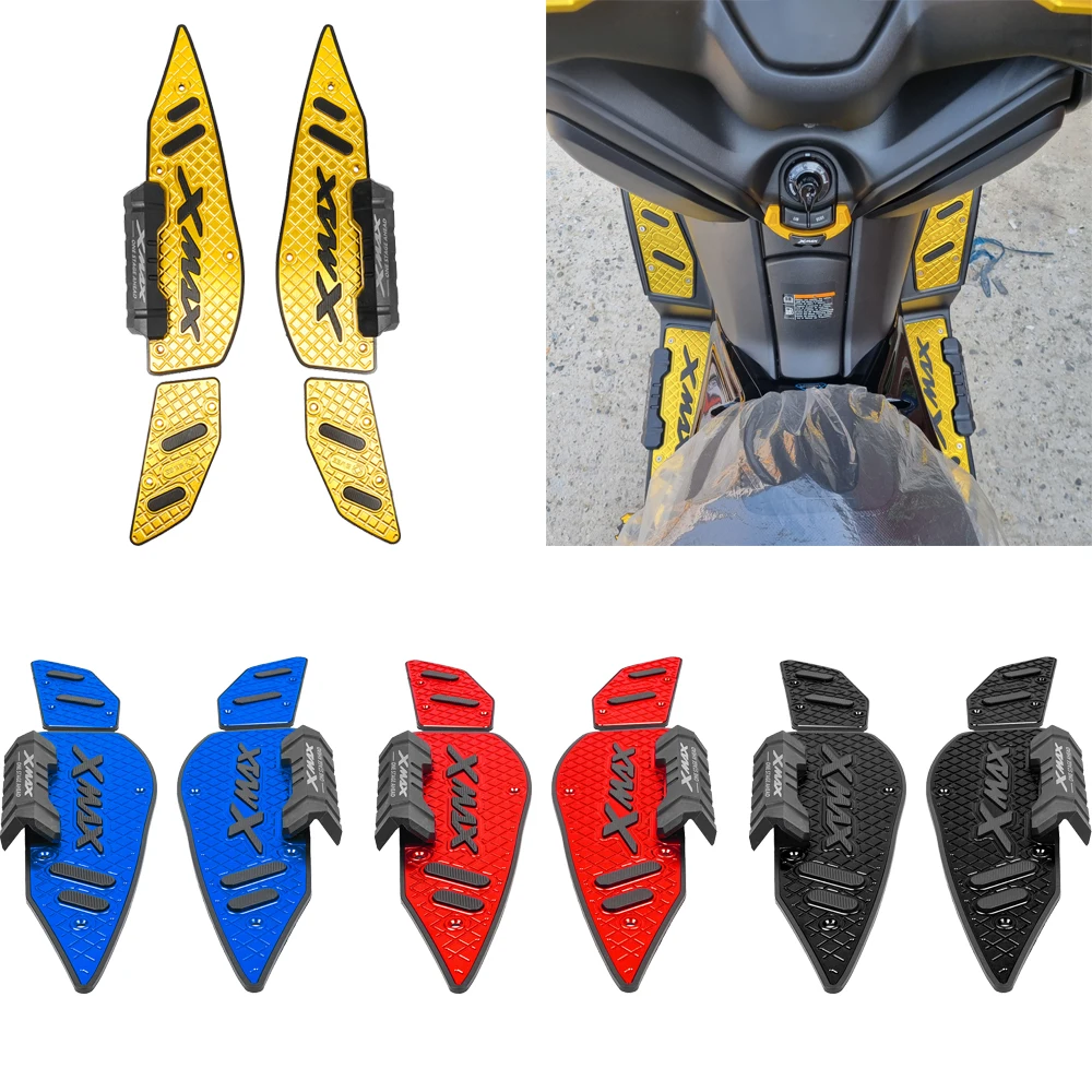 

Подножка для мотоцикла для YAMAHA XMAX 300 2018-2025 X-MAX 300 XMAX X-MAX 300, аксессуары для подножек, подушечки для ног, пластина для педали, коврик