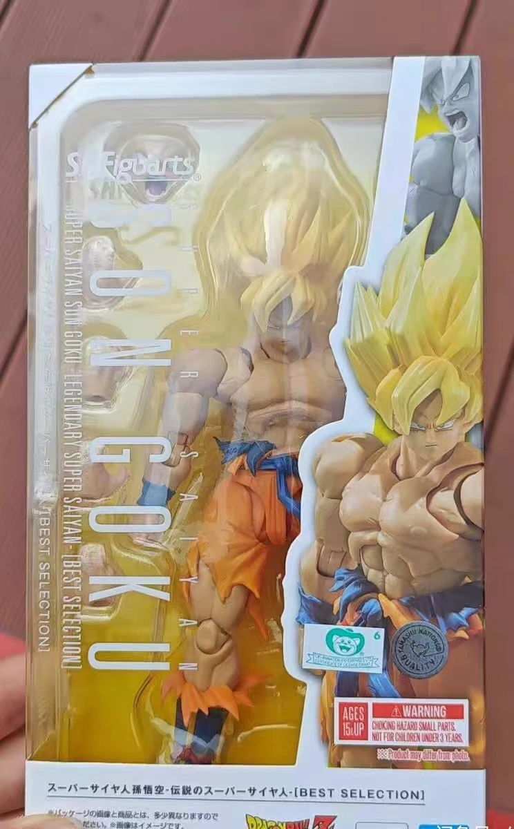 Figuras originales de Bandai S.H.Figuarts Shf Super Saiyan Son Goku, Super Saiyan legendario, la mejor selección de figuras de Dragon Ball Z, juguetes en miniatura