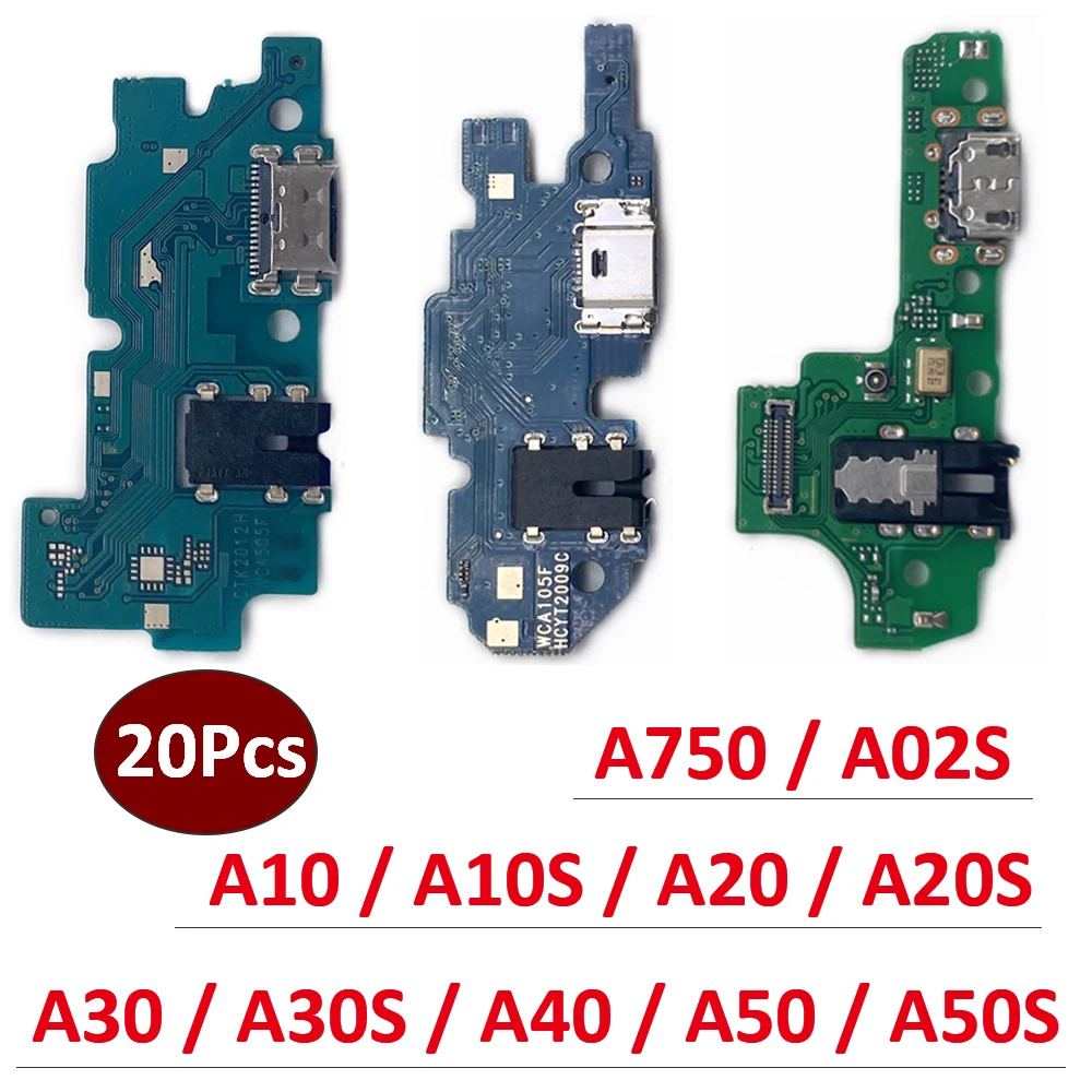 

20 шт., USB-коннекторы для зарядки Samsung A02S A10 A10S A20 A20S A30 A30S A40 A50 A50S A750