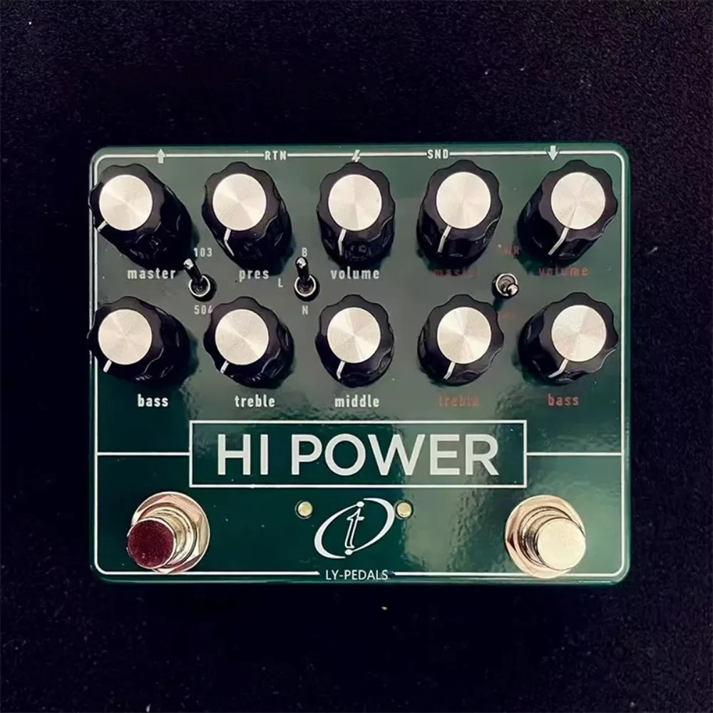 LY-ROCK HI POWER Overload Distortion Single-block Effects Pedal Colorsound Power Boost Effects Pedal