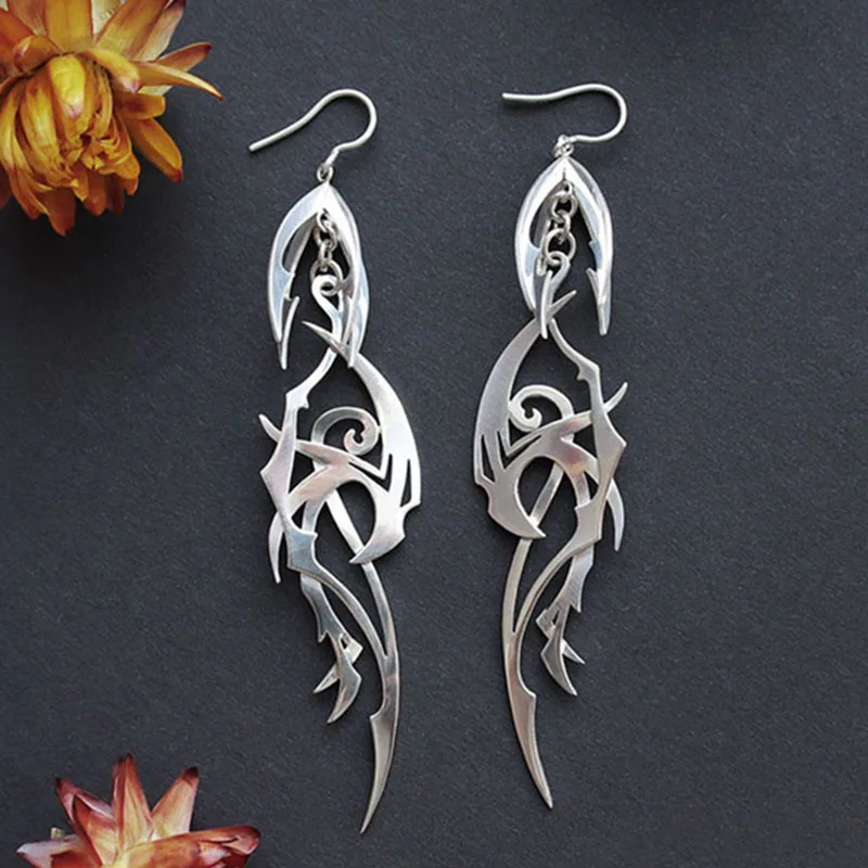 Hot Selling Creative Retro Design Abstract Charm Mom Earrings Fashion Individuality Women's Ear Ornaments Wholesale