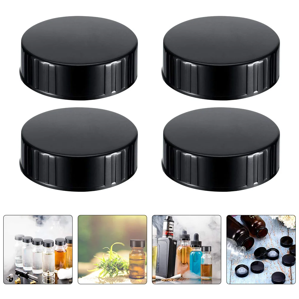 Cap Caps Screw Bottle Poly Growler Cone Black Round Plastic Bottles Seal Jug Lids Beer Gallon 38Mm Water Tops