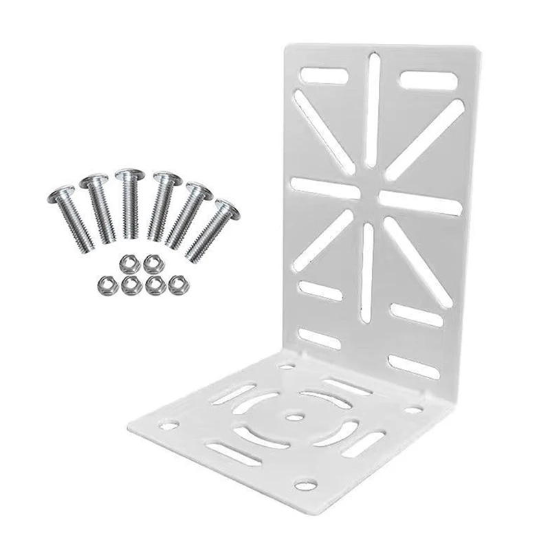 Imagem -03 - Suporte de Monitoramento Cctv Adaptador de Câmera Ptz Dome Extensão de Montagem Auxiliar Forma l Placa de Aço de Ângulo Reto de 90 Graus