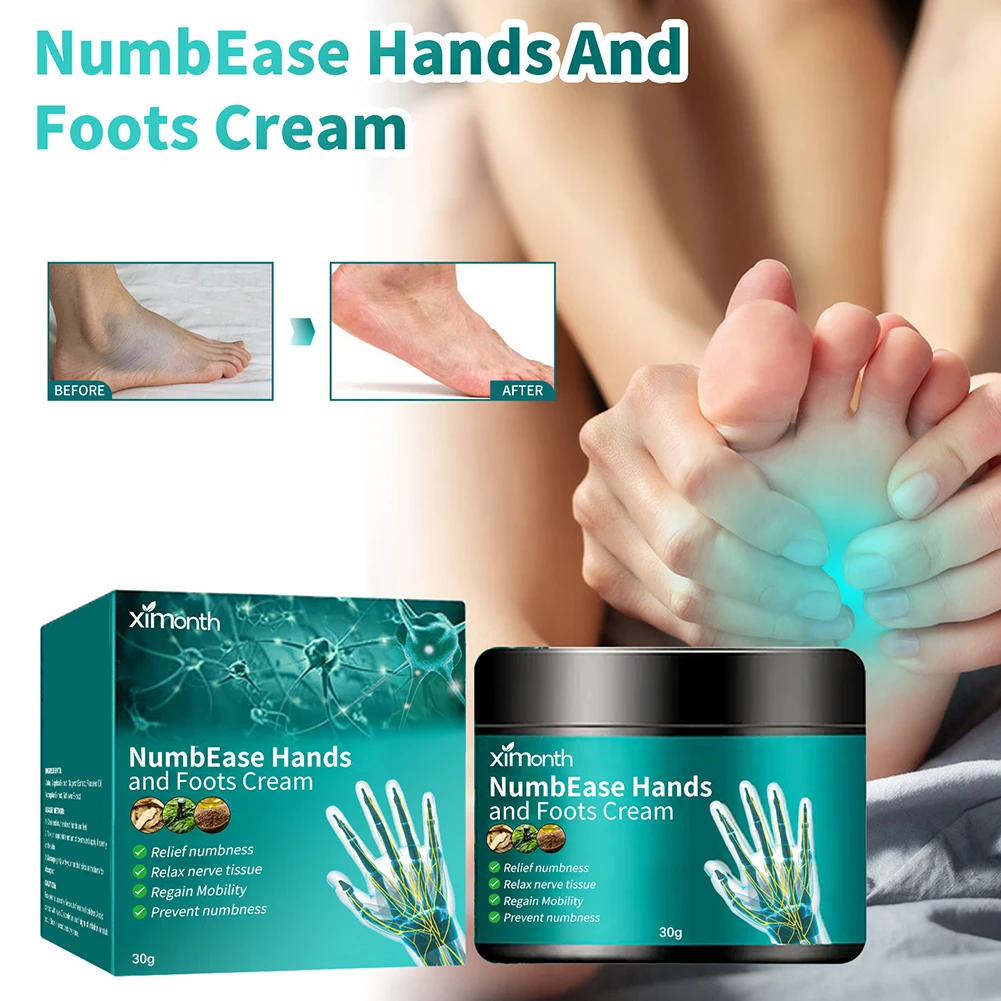Neuropathy Hand Foot Numbness Relief Cream Deep Penetrating Strengthen Blood Circulation Finger Joint Relief Treatment