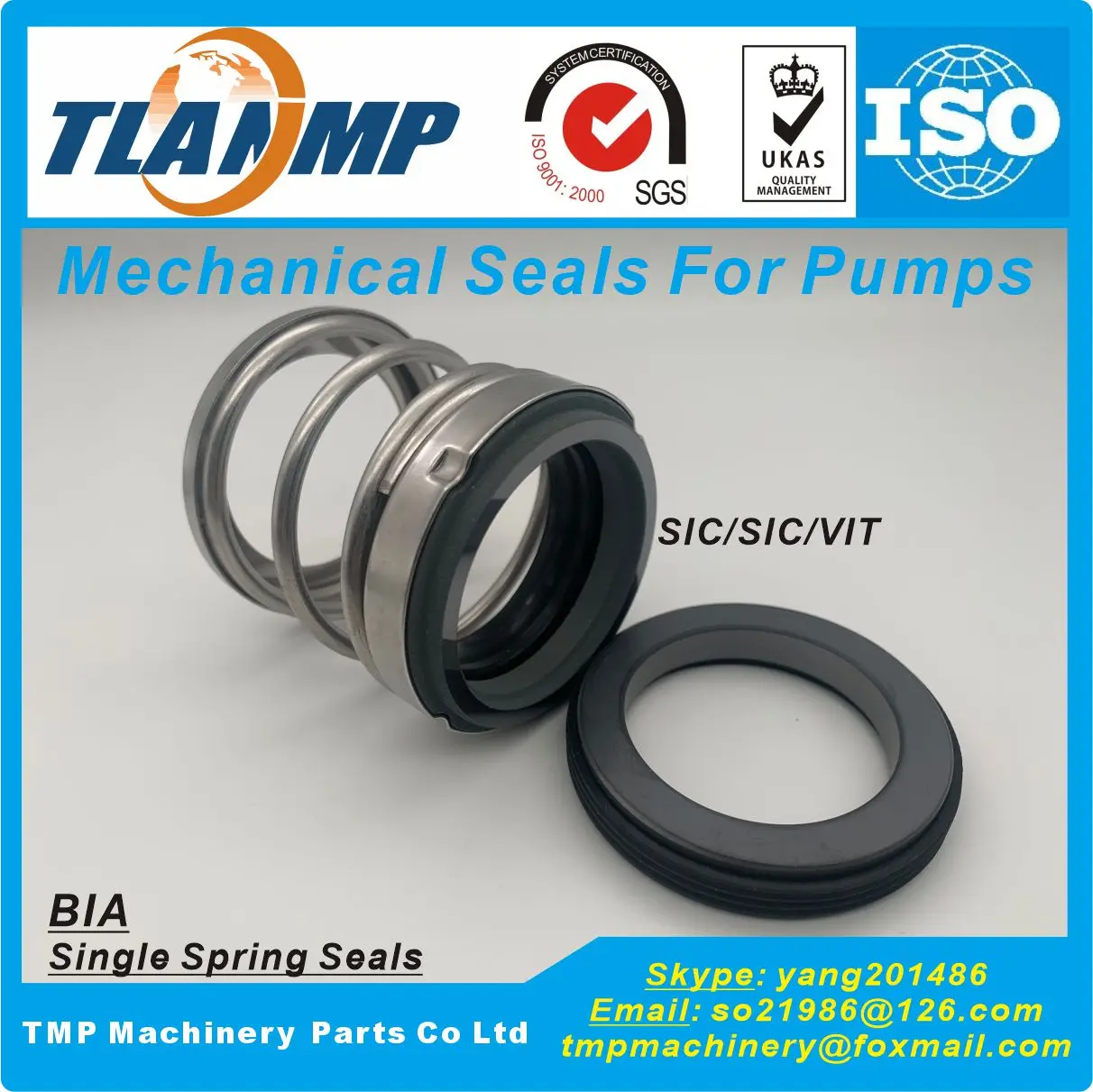 BIA-28 Mechanical Seals For Shaft size 28mm Water Pump Seals