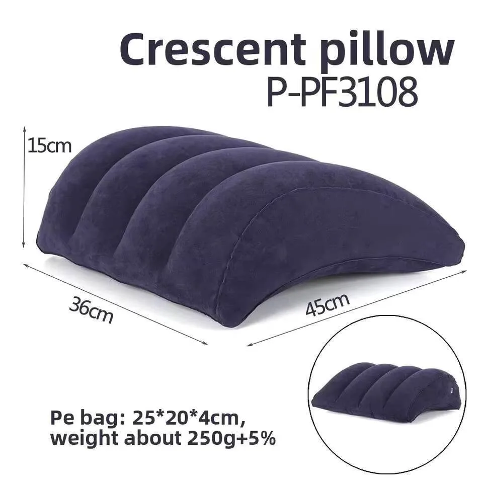 Inflatable Wedge Pillow Love Intercourse Cushion 18 Adult Sexuality Position Couple Body Support Cushion Air Sex Pillow view 2