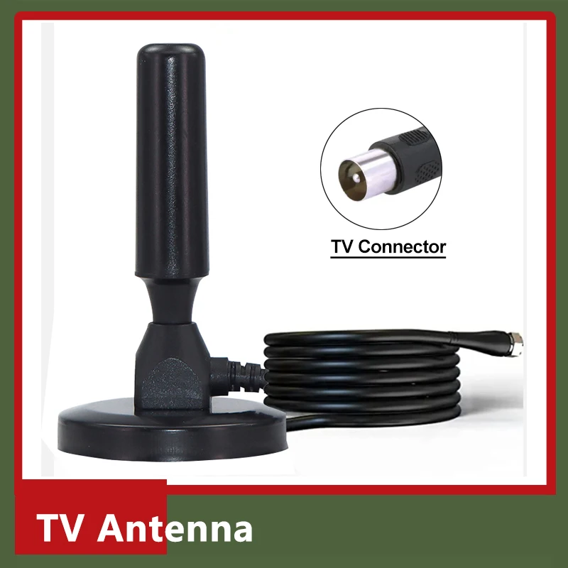 HD Digital TV Antenna Indoor Amplified DAB 800~960Mhz With Amplifier Booster VHF/UHF Quick Response Outdoor Aerial