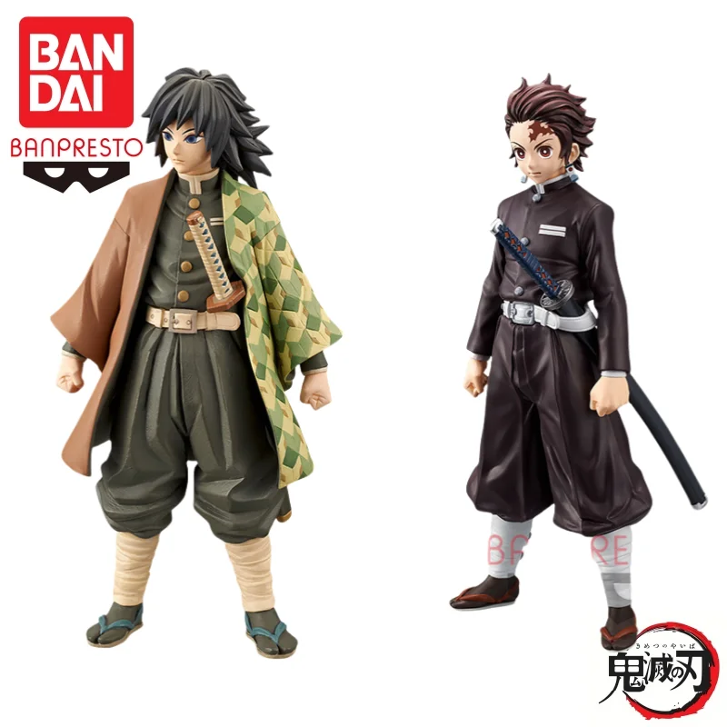 In Stock Bandai Original Banpresto Demon Slayer Tomioka Giyuu Kamado Tanjirou Action Figure Model Doll Brand New Boxed Garage