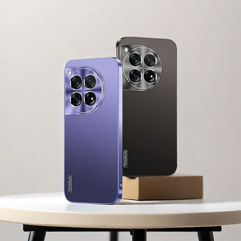 جراب حماية معدني شامل للكاميرا ، لـ OnePlus 12 13 ACE3 ACE2 ACE3V ACE3Pro مضاد للسقوط جراب هاتف مصنفر رقيق للغاية