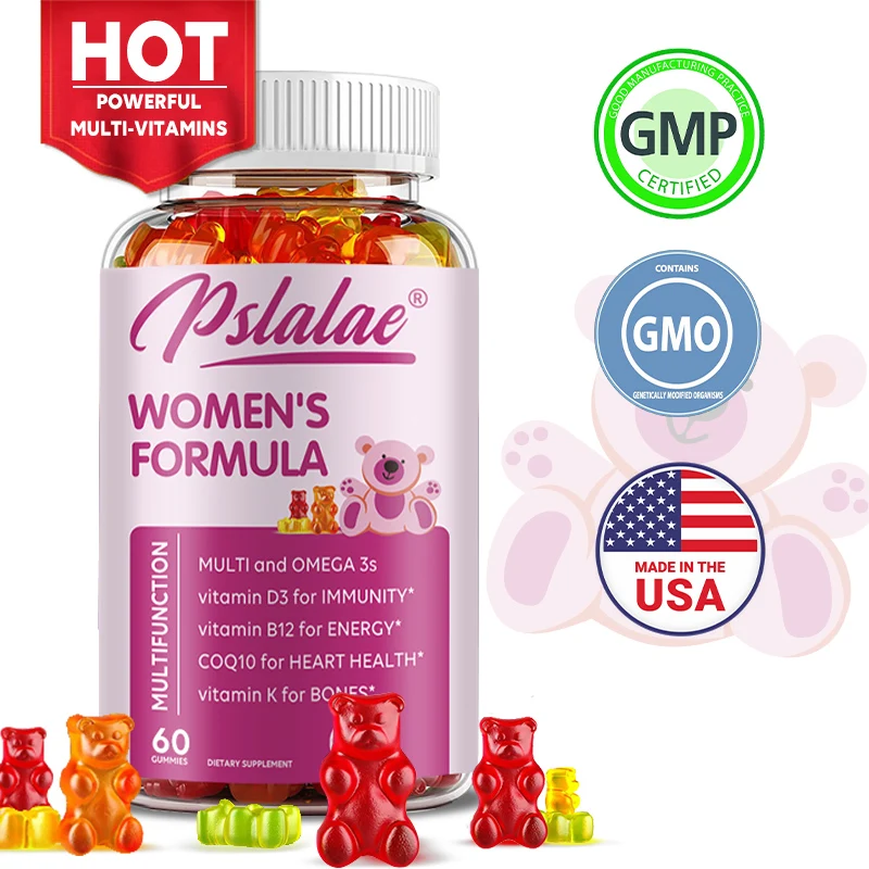 

Women's Vitamin Gummies - Fights Aging, Promotes Brain and Skin Health, Supports The Immune System and Cellular Energy