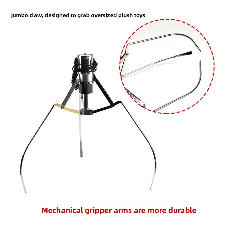 Jumbo Big Claw Coin Operated Toy Crane Machine Large Claw Strength Doll Grabbing Vending Machine for Arcade Game City