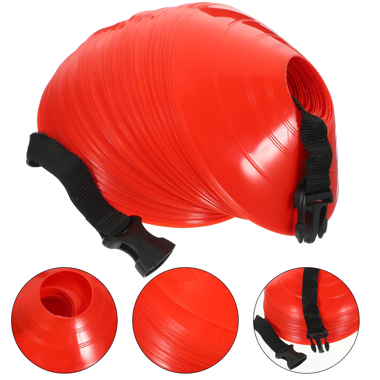 

1 set Football Training Cones Soccer Practice Disks Durable Outdoor Sports Equipment Bright Color Agility Cones For Drills Team