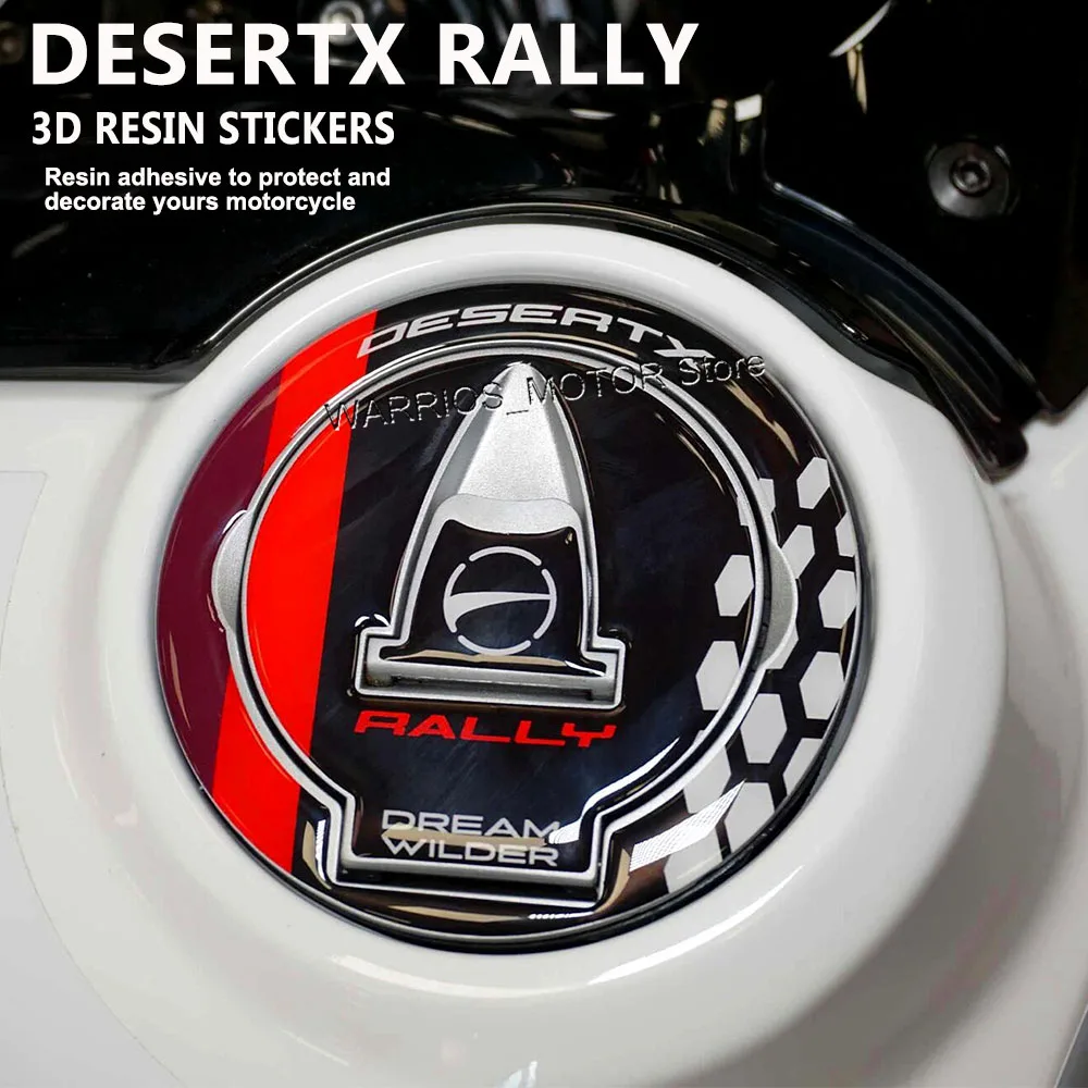 

DesertX Rally Accessories Stickers For Ducati DesertX Rally 2024 Desert X Rally New Motorcycle 3D Gel Epoxy Sticker Protection