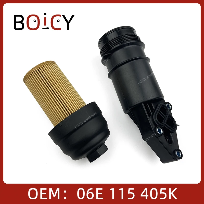 

BOICY Oil Filter Housing Fit For Audi 2.4 A4/S4 Avant quattro A6 Allroad A7 A8 Q5 Q7 06E115405K 06E115405A 06E115405C