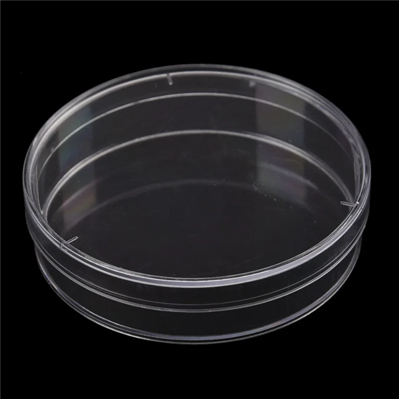 

EDT-50Pcs Sterile Petri Dishes W/Lids For Lab Plate Bacterial Yeast 55Mm X 15Mm