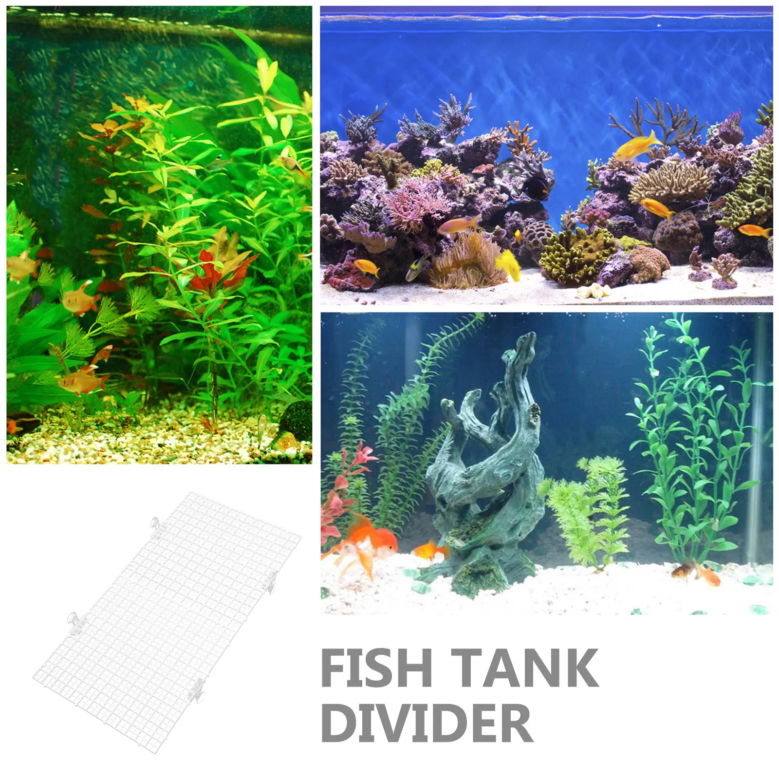 2Pcs Panel Pembatas Akuarium, - Aquarium Fish Escape ulasan dan harga